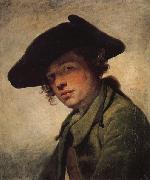 Jean-Baptiste Greuze A Young Man in a Hat Spain oil painting artist